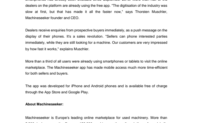 Machineseeker free smartphone app goes international 