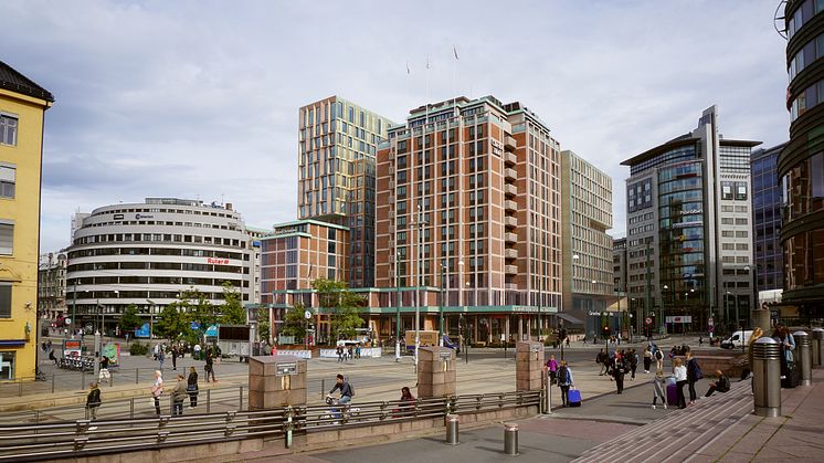 Clarion Hotel The Hub åpner midt i Oslo, mars 2019.
