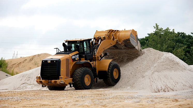 Cat 980M hjullastare - tömmer skopa