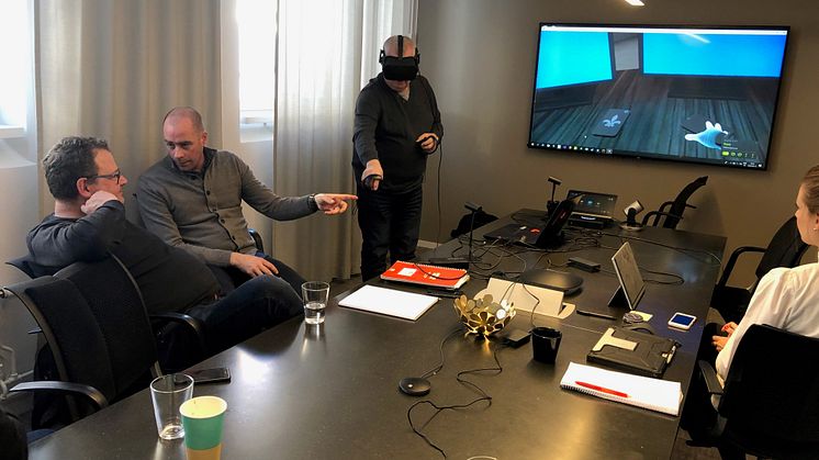 SSG testar virtual reality-teknik på en kurs inom elsäkerhet. Förhoppningen är att lansera under hösten.