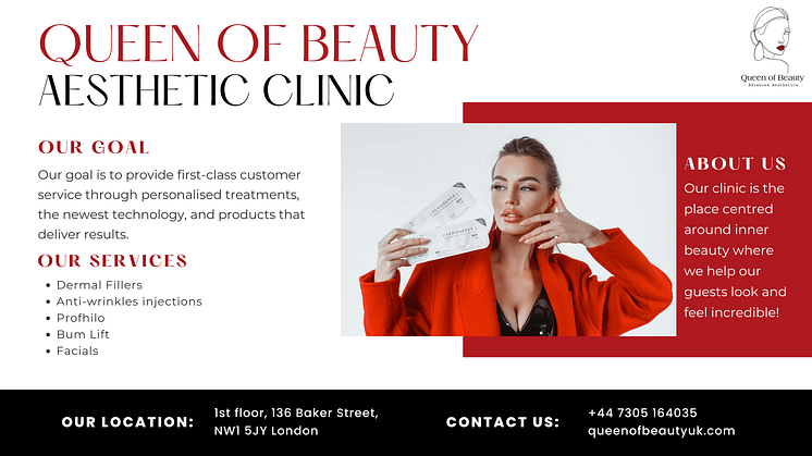 Queen of Beauty is a New Clinic in London that offers Aesthetic Procedures