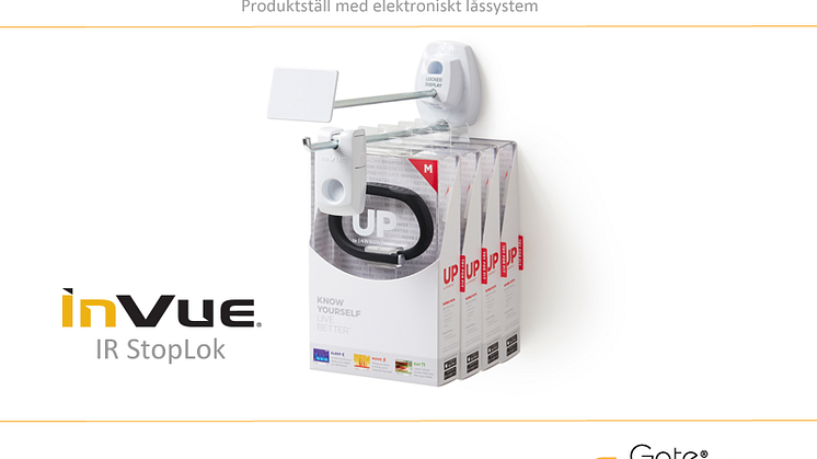 Produktställ med elektroniskt låssystem