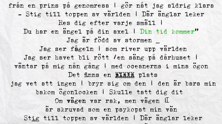 Håkan Hellström släpper idag nya singeln ”Din Tid Kommer”