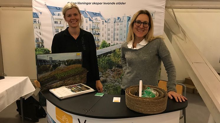 Erika och Clara från Veg Tech