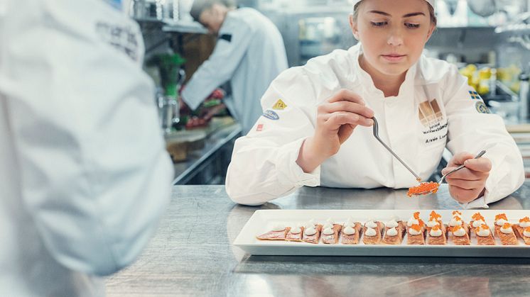 Svenska Kocklandslaget komponerar Viking Lines julbord 