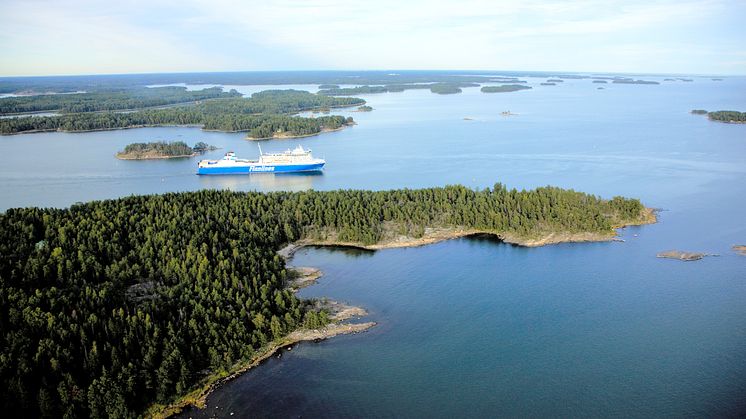 Finnlines i finska skärgården