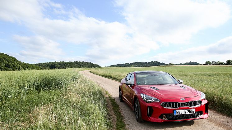 KIA Stinger testing at Nurburgring