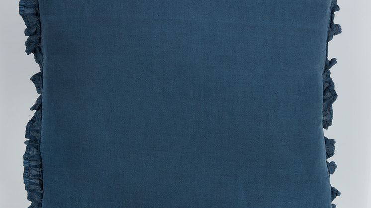 Zierkissen GULDBLOMME blau Freisteller