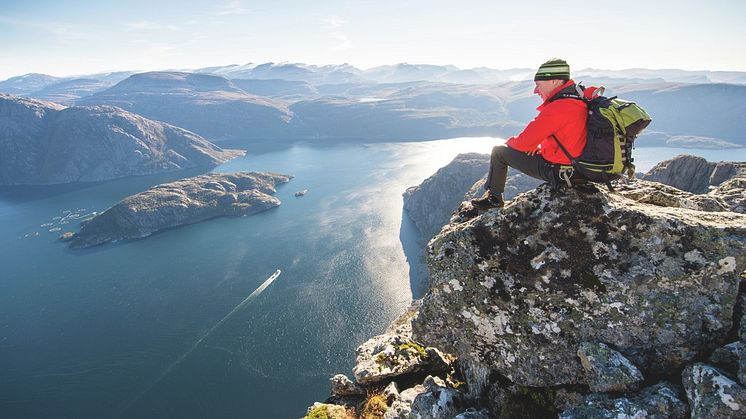 Hornelen is the highest sea cliff in Europe. Photo: Sverre Hjørnevik / Fjord Norway