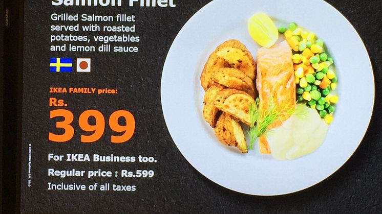 Laks på Ikea i India