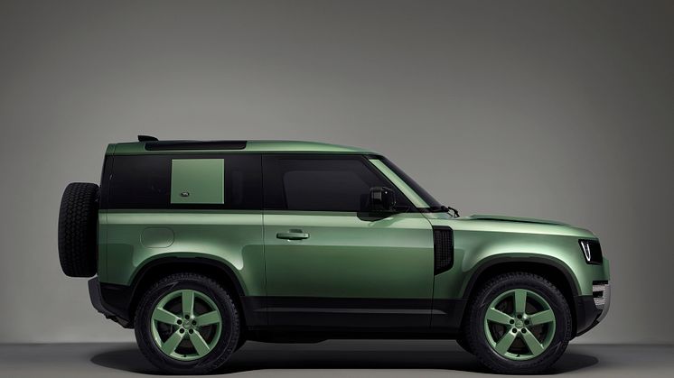 Den nya limiterade upplagan av Defender firar en milstolpe för Land Rover med exklusiv exteriörfärg och unika detaljer