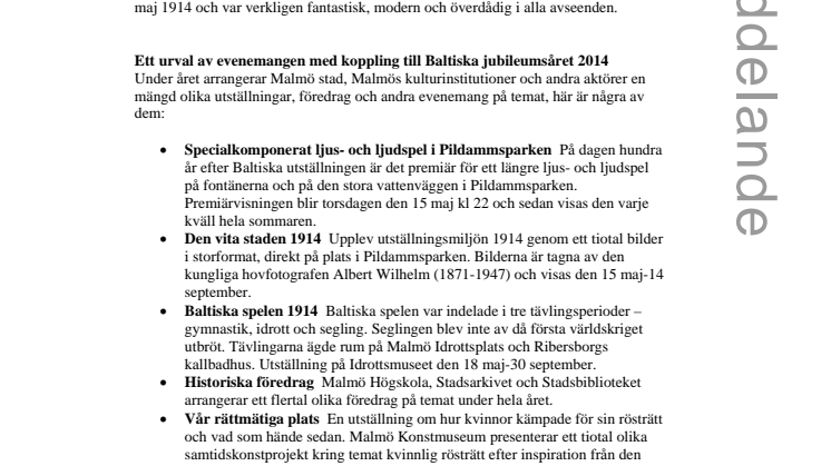 Baltiska jubileumsåret 2014