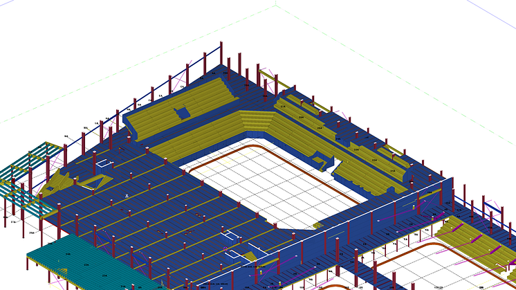 Martinsons bygger ny arena i limträ med BIM-teknik