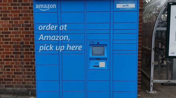 New Amazon Hub Lockers at Hassocks station