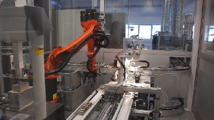 Robotisert monteringslinje