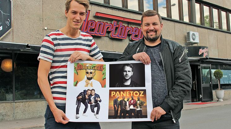 ​Artister till sommarkvällar på Heartbreak i Gävle