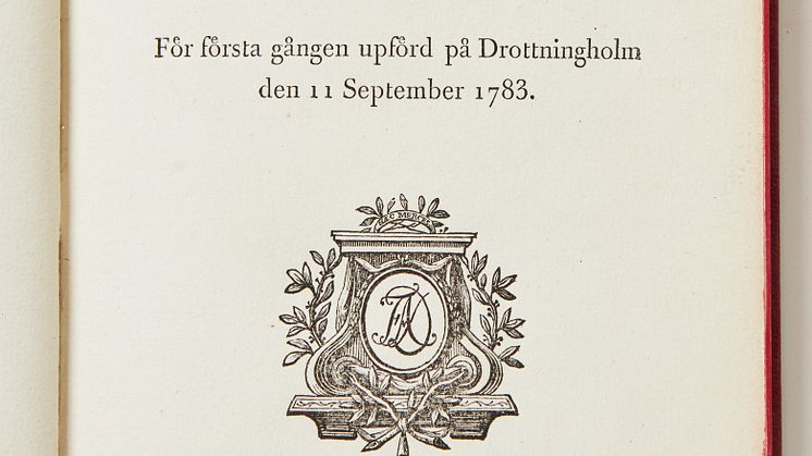 Gustaf III:s pjäs ”Gustaf Adolph och Ebba Brahe; heroisk drame”