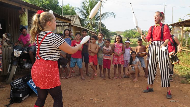 Clowner utan Gränser i Brasilien 2018