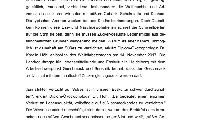Weihnachtsleckereien mit Süßstoff statt Zucker: Diabetiker dürfen auch Süßes naschen