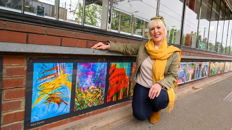 Radlett artist Gaye Daniels