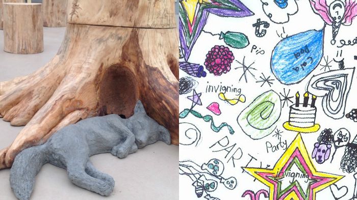 Fantasiträd i centrum när nya Österskolan invigs