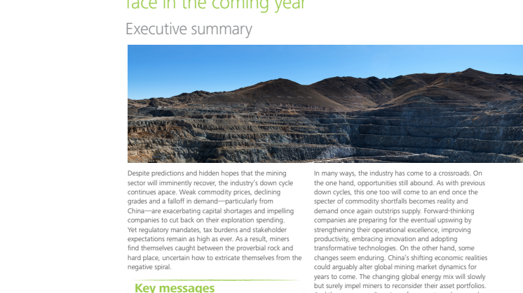 Tracking the trends 2016 – Sammanfattning