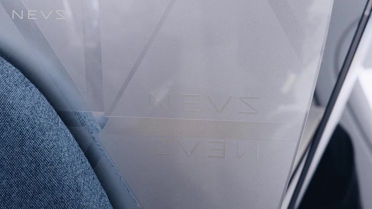 NEVS Autonomous Vehicle on the road