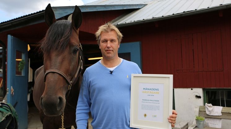 Månadens hästägare juni 2014: Markus Pihlström