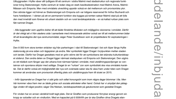 Mellanrum skapar drag i Hyllie 