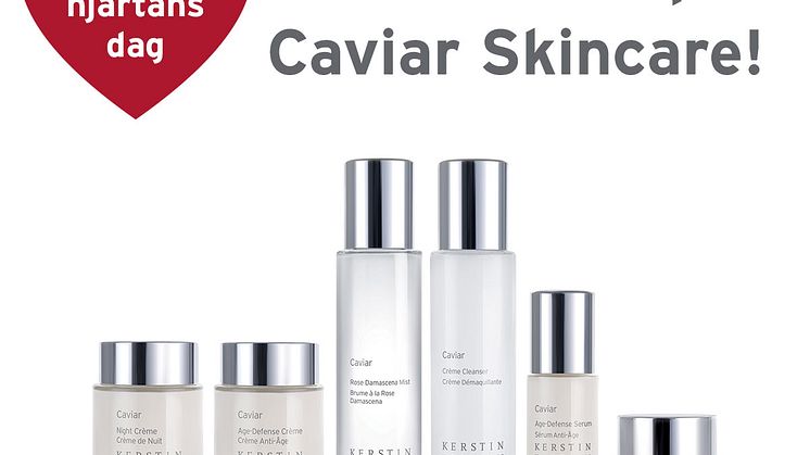 20% rabatt på Caviar Skincare - Kerstin Florians lyxigaste produktlinje för ansiktet