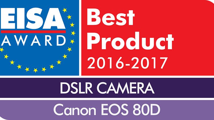 EUROPEAN DSLR CAMERA 2016-2017 - Canon EOS 80D