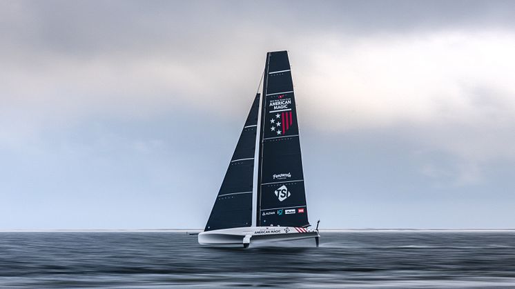 American Magic, New York yacht Club entry in the 2024 America's Cup tournament in Barcelona, Spain