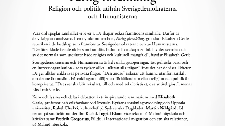 Farlig förenkling