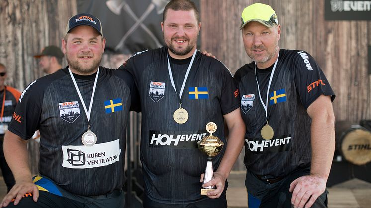 Trippel svenskt på prispallen i nordiska mästerskapen 2018