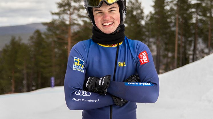 Skicrossåkaren Sebastian skicross