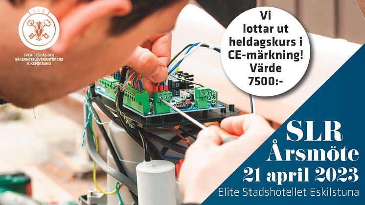 Vi lottar ut heldagskurs i CE-märkning 