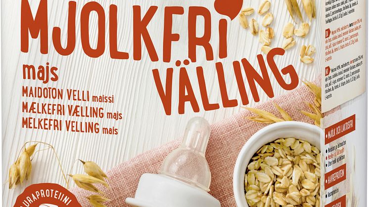 Nytt recept på Mjölkfri välling 6 M
