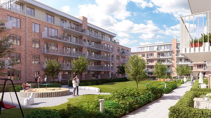 Brf Munktell i Eskilstuna är ett av två projekt som fick klart för byggstart under veckan.