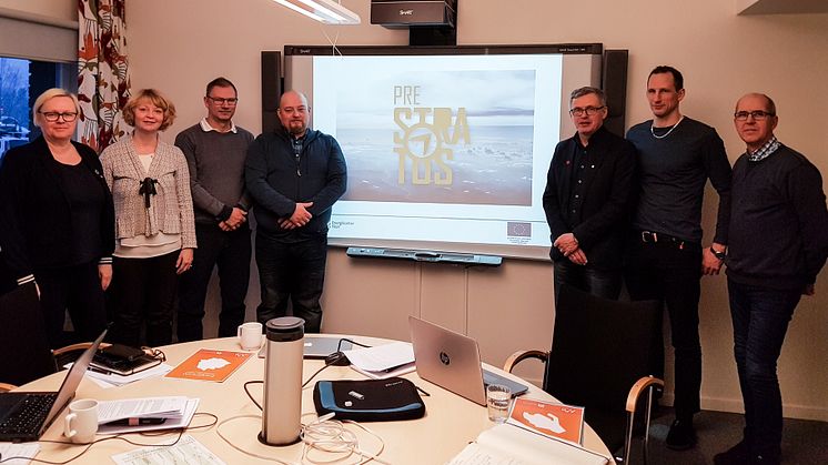 Från kommunbesöket i Kalix kommun  Foto: Energikontor Norr