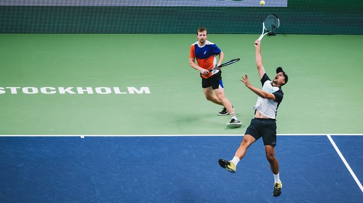 Andrey Golubev and Denys Molchanov at the BNP Paribas Nordic Open 2023