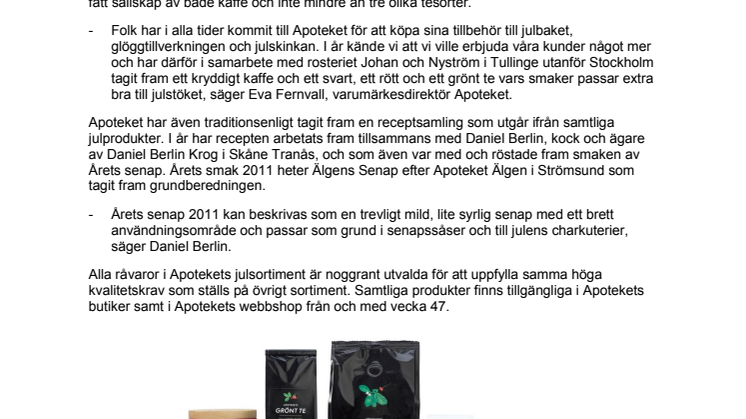 En riktigt god jul med Apoteket