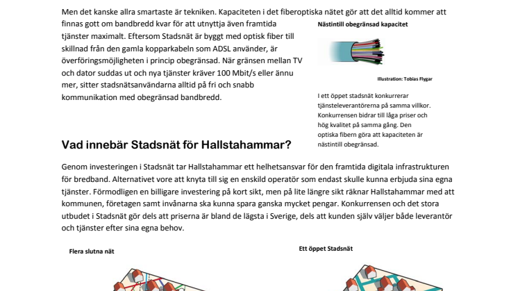 Öppet Stadsnät i Hallstahammar
