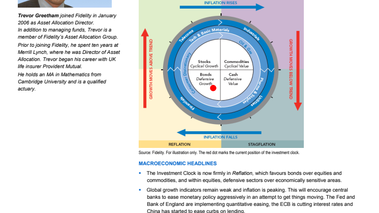 Trevor Greetham´s Investment Clock January 2012: Reflation means central bank ease