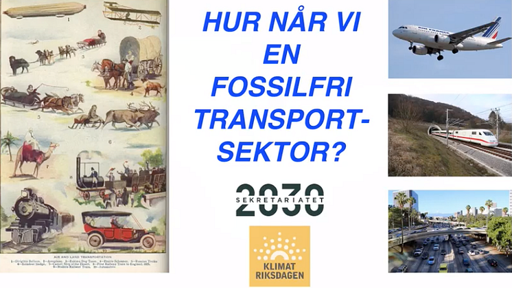 Nu finns vårt transportseminarium på YouTube!