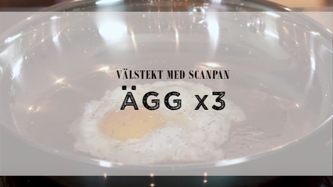 Välstekt med Scanpan: Ägg x3 