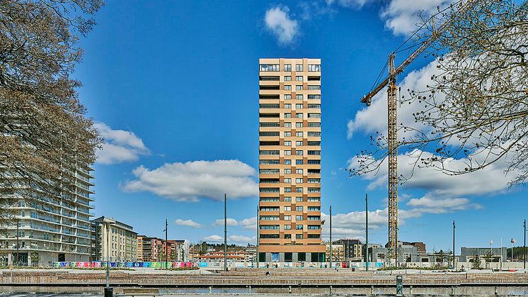 Anders Rothstein, arkitekt på Sandellsandberg tror att det goda samarbetet mellan Norrtälje kommun, Index invest och arkitektbyrån är en nyckel till att Norrtälje torn blivit så bra. Bild: Åke E:son Lindman