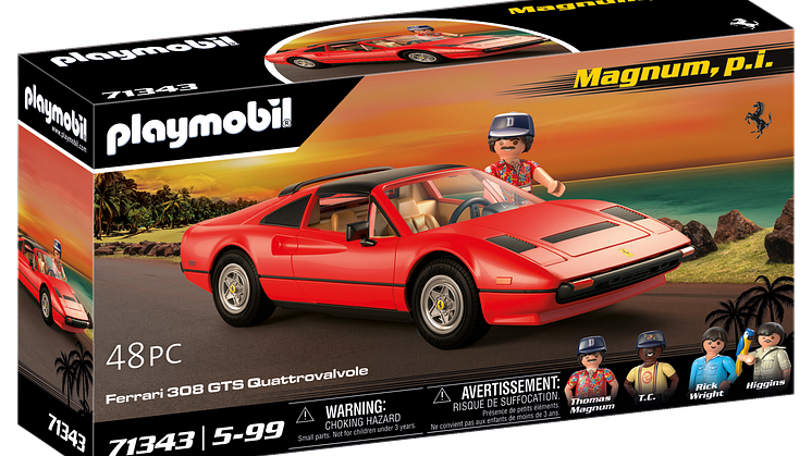 PLAYMOBIL_71343_Movie Cars - Magnum Ferrari 308GT_Box links