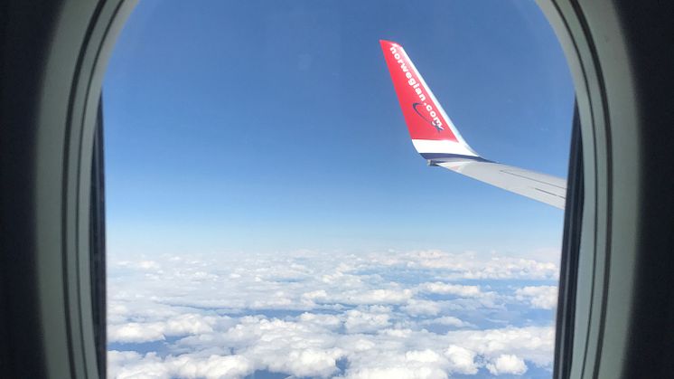 Norwegian presenta crecimiento internacional y un 14% más de pasajeros en septiembre