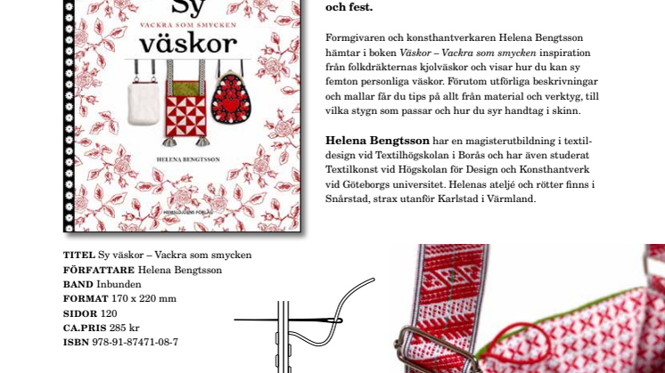 Vackra väskor & Virkmagi - Två nya böcker från Hemslöjdens förlag!