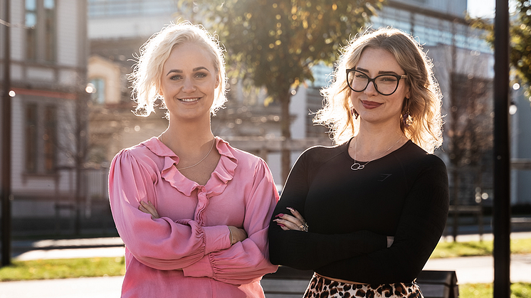 Malin Helsing och Andrea Lindgren är grundarna av startupbolaget Lindsing med säte i Sundsvall.